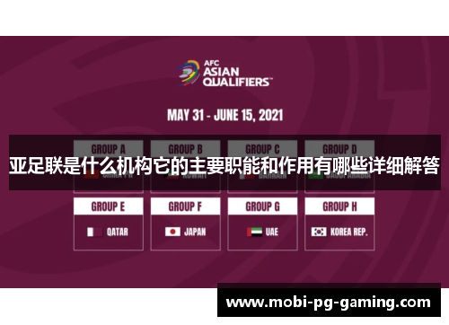 亚足联是什么机构它的主要职能和作用有哪些详细解答